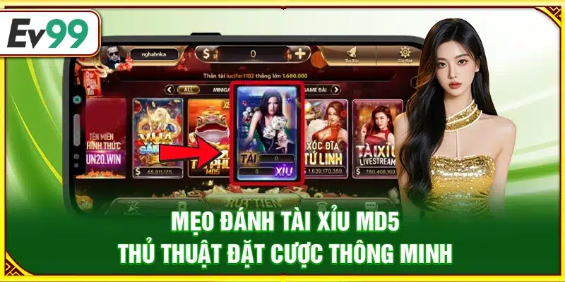 Mẹo đánh Tài Xỉu MD5 – Thủ thuật đặt cược thông minh