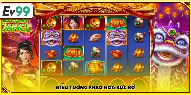 Biểu tượng pháo nổ mang lại may mắn